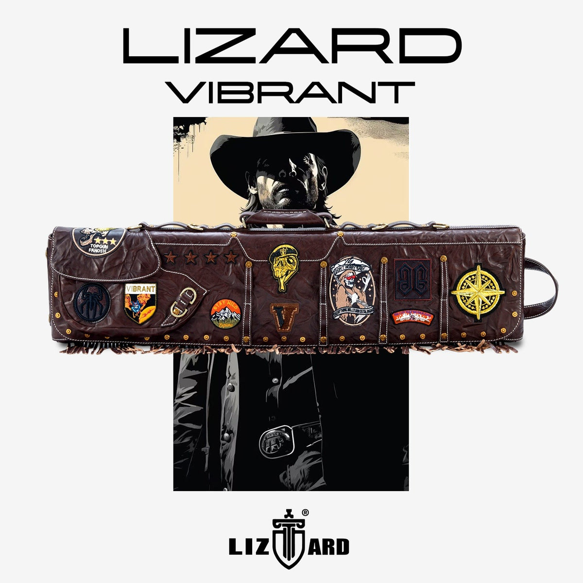 LIZARD莱瑟塔骑士系列8孔台球杆包